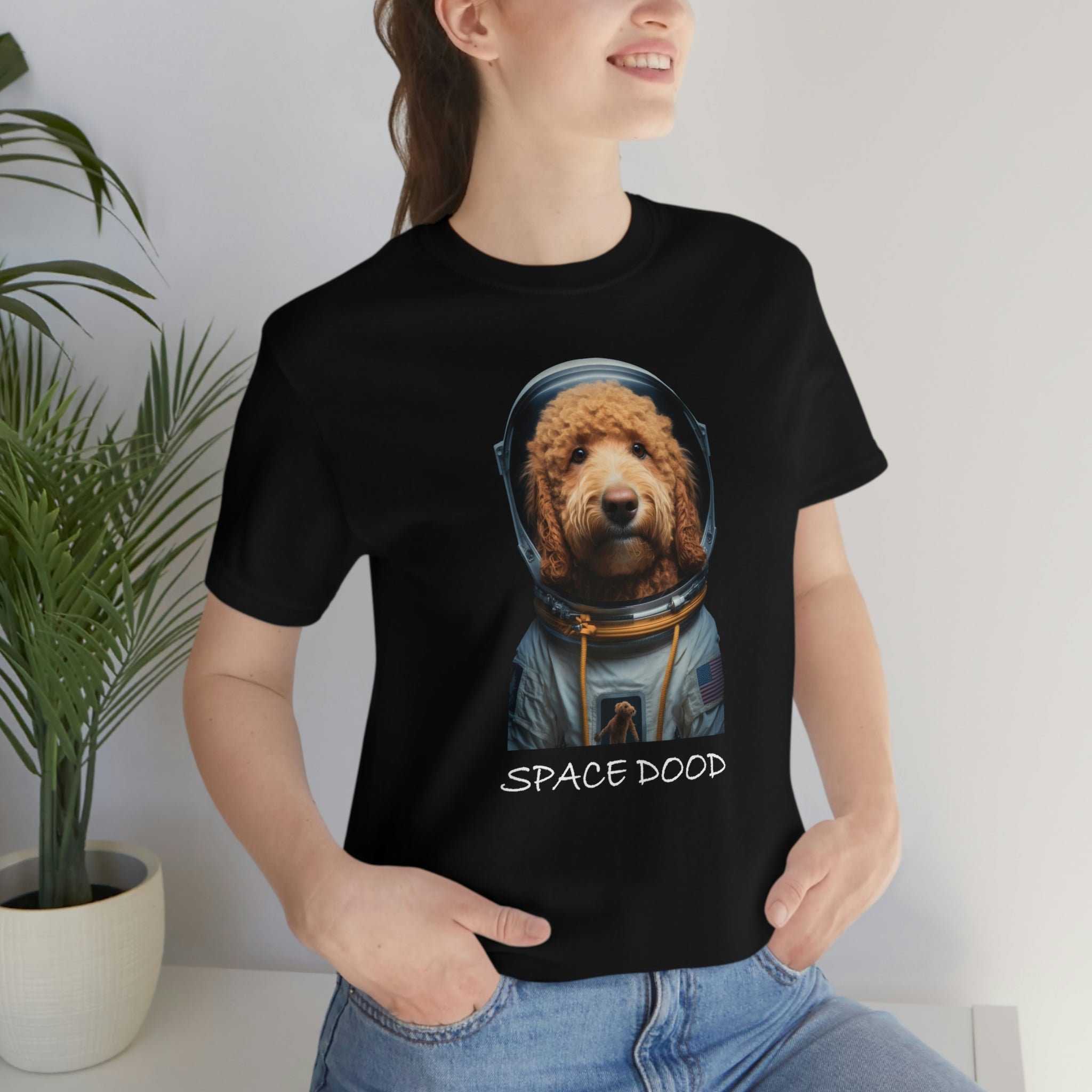 AI Generated Space Dood T-Shirt – Poos and Doodles