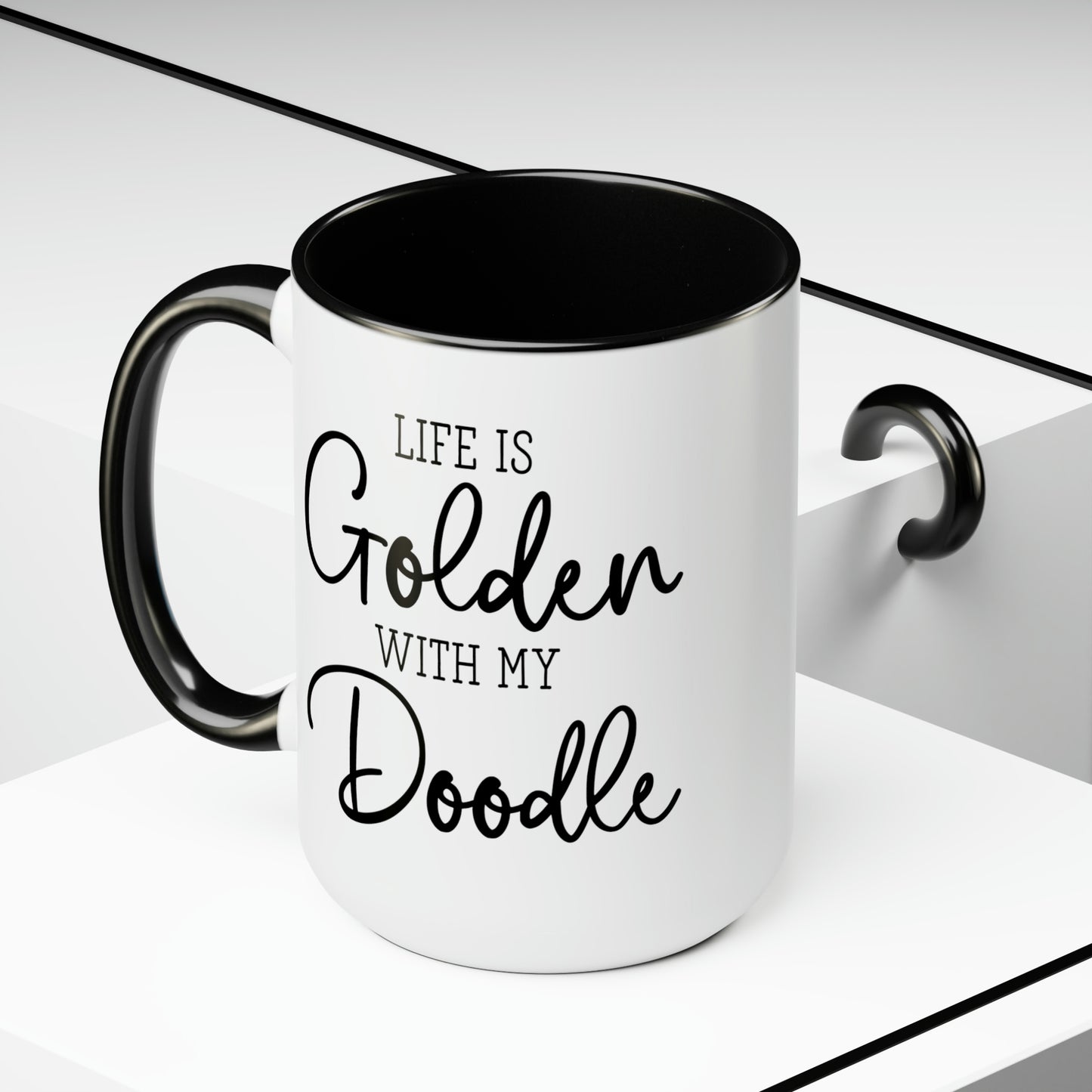 Life is Golden with My Doodle Coffee Mug