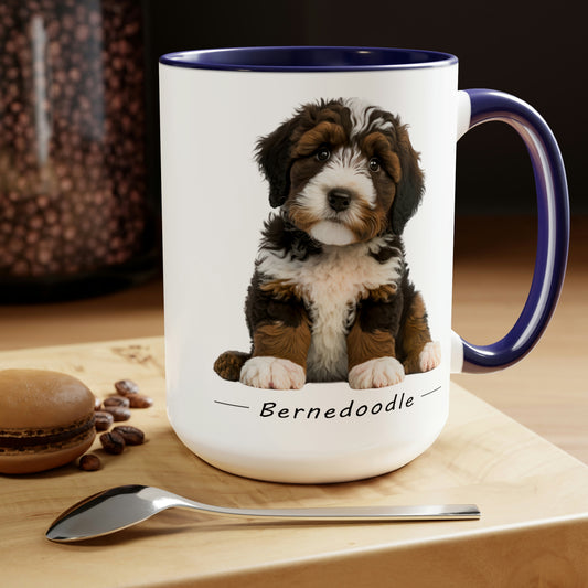 Bernedoodle Puppy Coffee Mug